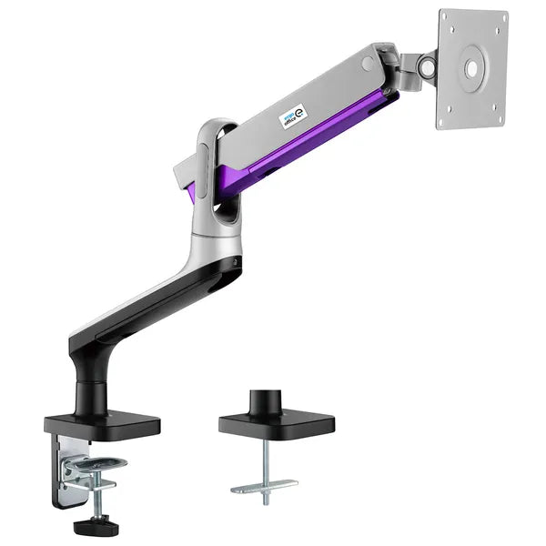 Gázrugós kétkaros asztali monitortartó 17-32", 9 kg, VESA 75/100
