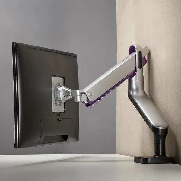 Gázrugós kétkaros asztali monitortartó 17-32", 9 kg, VESA 75/100