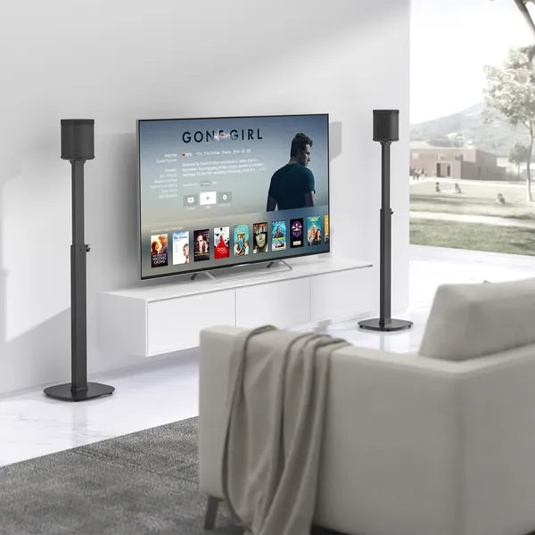 Állítható padlóállvány Sonos One/One SL hangszóróhoz, fekete