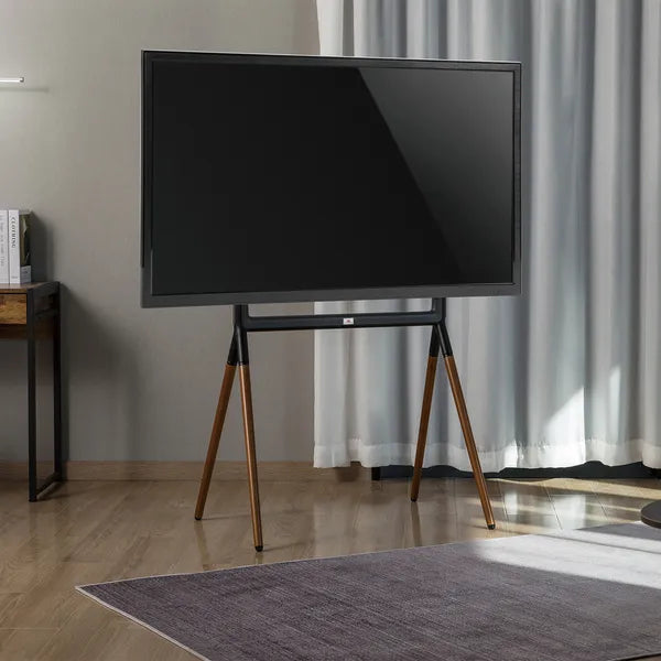 Univerzális padlón álló TV állvány 49-70″, VESA 600×400, 40 kg, dió/fekete