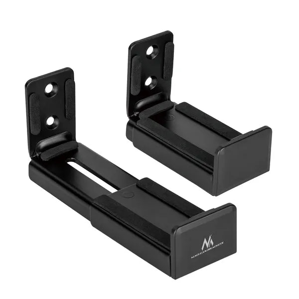 Állítható fali hangprojektor tartó 90-154 mm, 15 kg, fekete – Maclean MC-932