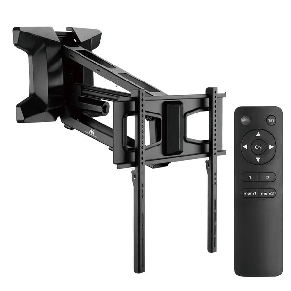 Motoros TV fali konzol kandalló fölé, 37-70”, VESA 600×400, 35 kg