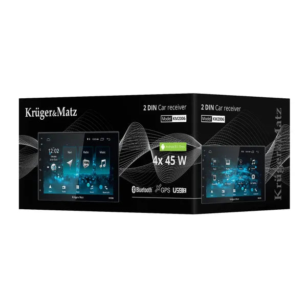 2 DIN autós multimédia rádió, 7″ érintőkijelző, Android 10, BT, GPS