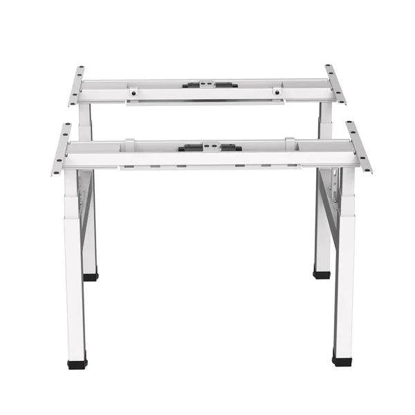 Ergo Office ER-404W fehér elektromos dupla keret, 62-128 cm, 2×125 kg, lap nélkül