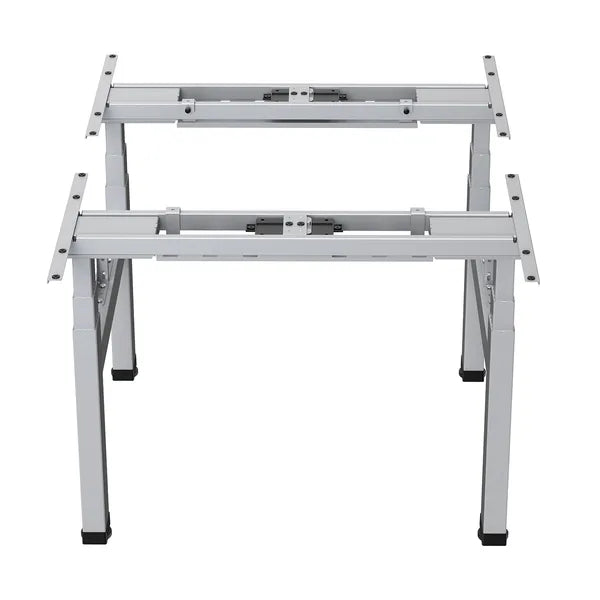 Elektromos dupla ülő-álló asztalváz 62-128 cm, 2×125 kg, szürke
