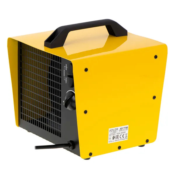Adler AD 7740 kerámia hőlégfúvó 3000 W, 3 fokozat, termoventilátor