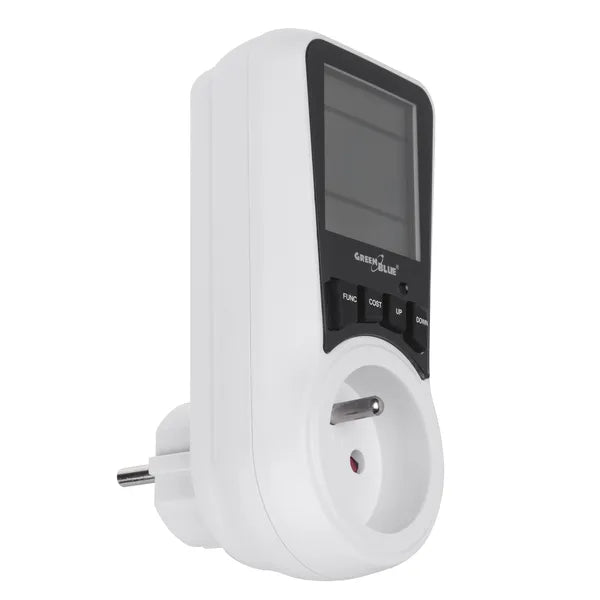 GreenBlue GB350E LCD energiafogyasztás-mérő konnektor, 16 A/3680 W