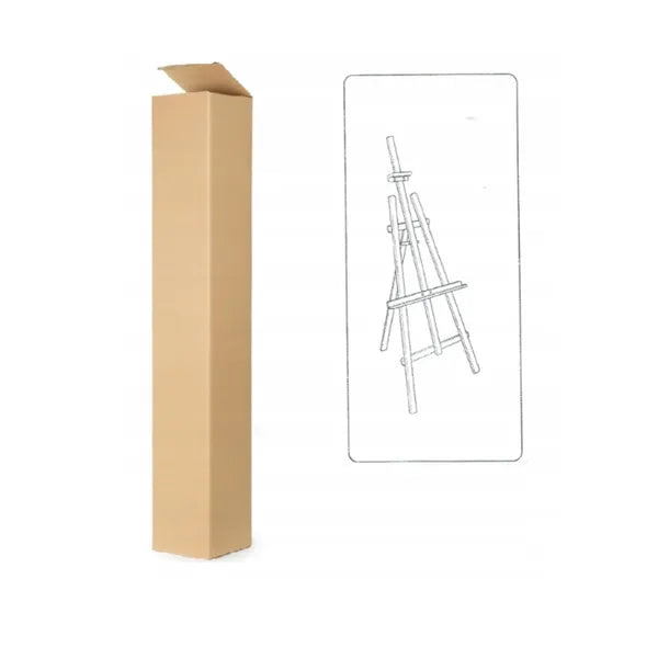 Festőkészlet állítható bükkfa állvánnyal, akrilfestékek 12x12 ml