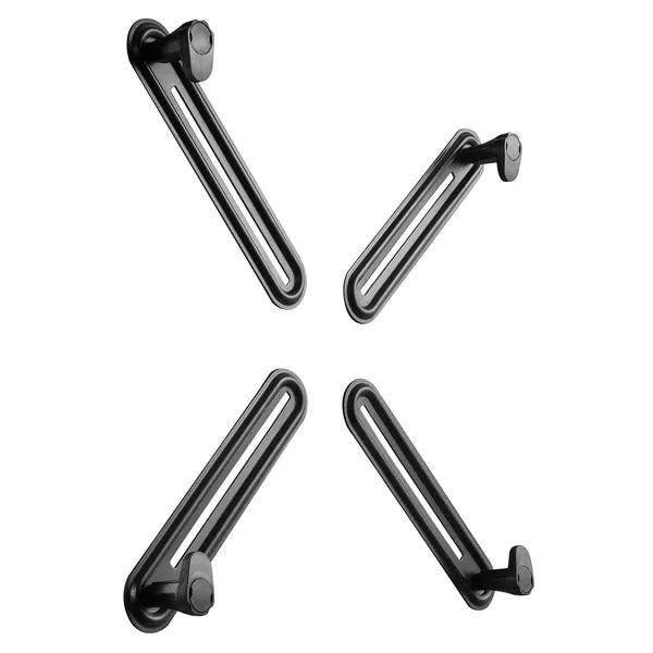 VESA nélküli monitor adapter 13–27″, 8 kg, 26,5–65 mm, fekete