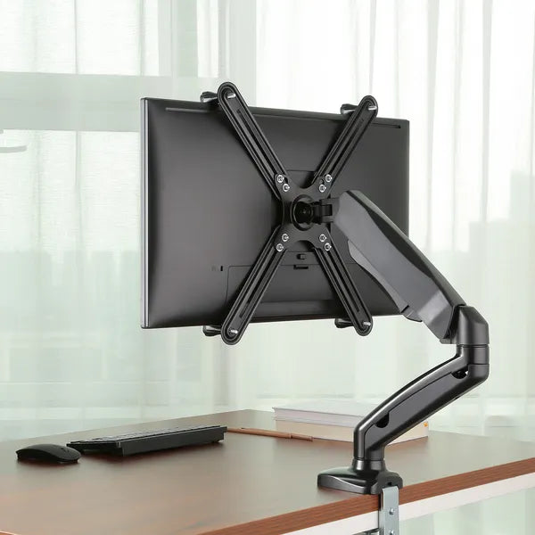 VESA nélküli monitor adapter 13–27″, 8 kg, 26,5–65 mm, fekete