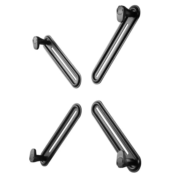 VESA nélküli monitor adapter 13–27″, 8 kg, 26,5–65 mm, fekete