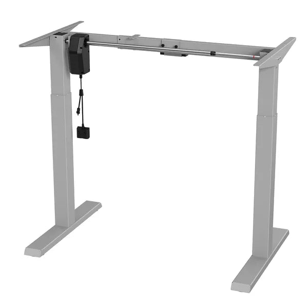 Ergo Office elektromos állítható asztalváz 73–123 cm, 70 kg, szürke, lap nélkül