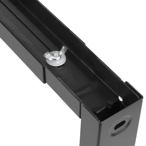 Fali mikrohullámú sütő tartó, állítható 32,5–49,2 cm, 30 kg, fekete