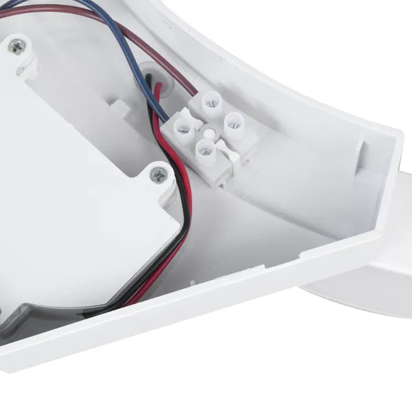 Fehér LED fali lámpa PIR mozgásérzékelővel, 10W, 800 lm, IP54, 4000K