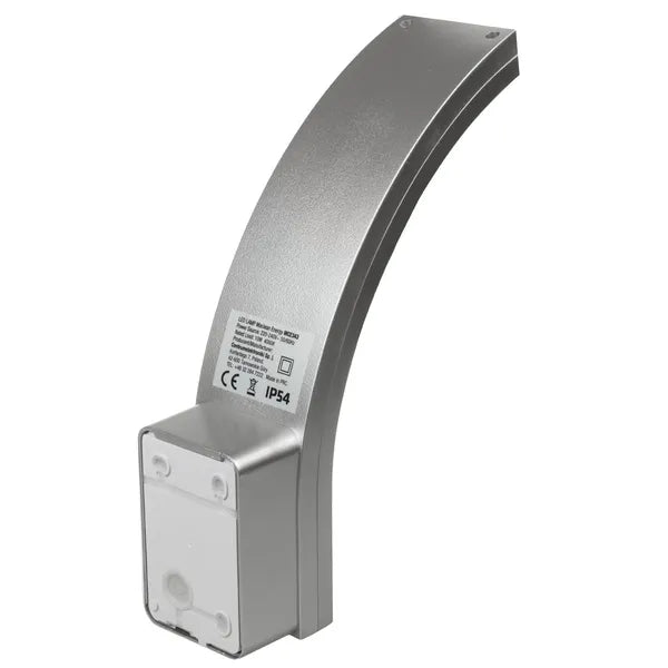 LED homlokzati falilámpa 800 lm IP54 10 W 4000 K ezüst