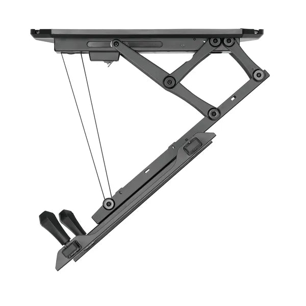 Motoros mennyezeti TV tartó 32-70″-ig, VESA 600×400, 35 kg, távirányító