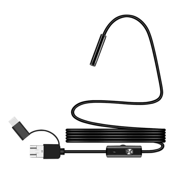 Rebel 7 mm USB/USB-C endoszkóp kamera, 2 m, 640×480p, IP67