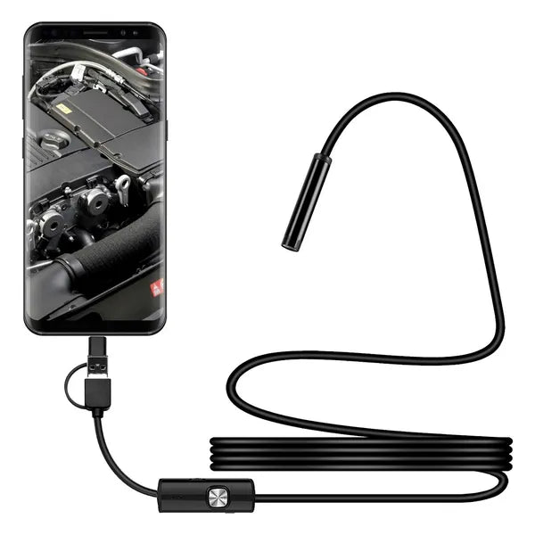 Rebel 7 mm USB/USB-C endoszkóp kamera, 2 m, 640×480p, IP67
