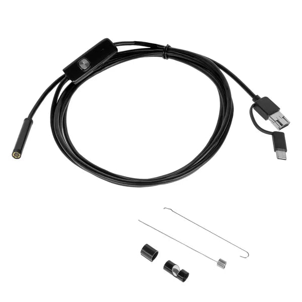Rebel 7 mm USB/USB-C endoszkóp kamera, 2 m, 640×480p, IP67