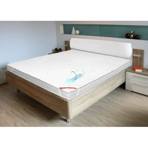 Vízálló ultrahangosan steppelt matracvédő, antiallergén, 80×200 cm
