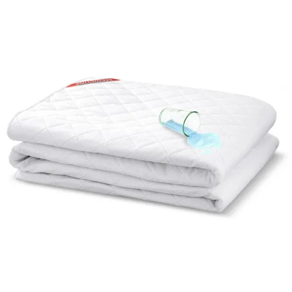 Vízálló steppelt matracvédő 200x220 cm, antiallergén mikroszál, gumipánt
