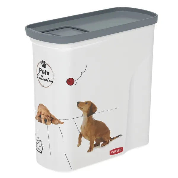 Curver PetLife 2 l táp tároló csúsztatható adagolófedéllel