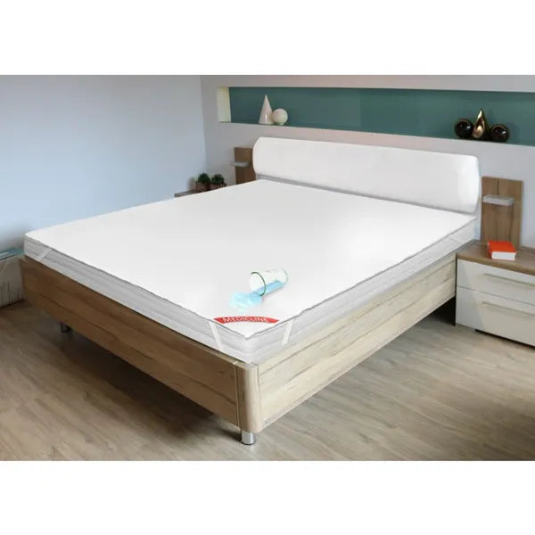 Vízálló antiallergén matracvédő mikroszálas 200x220 cm, gumipántos
