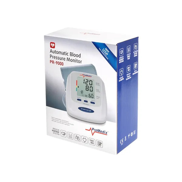 ProMedix PR-9000 felkaros vérnyomásmérő adapterrel és tokban
