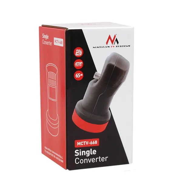 Maclean univerzális Single LNB műholdvevő konverter 0,1 dB, 40 mm