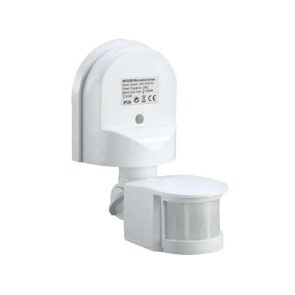 Maclean mce25 mozgás- és fényérzékelő, 180°, 1200w, fehér