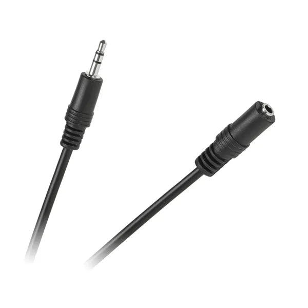 3,5 mm jack hosszabbító kábel, apa–anya, 5 m