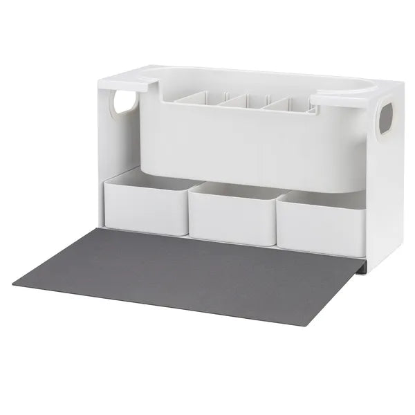 Maclean MC-479 fehér kozmetikai tároló organizer, 8 kg, 367×150×220 mm