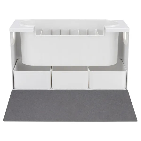Maclean MC-479 fehér kozmetikai tároló organizer, 8 kg, 367×150×220 mm