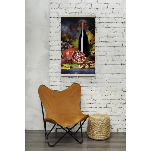 Rugalmas infrapanel fűtőpanel 430 W, 100×57 cm, bor mintával, szabályzóval
