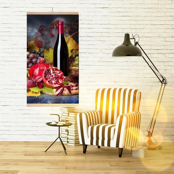 Rugalmas infrapanel fűtőpanel 430 W, 100×57 cm, bor mintával, szabályzóval