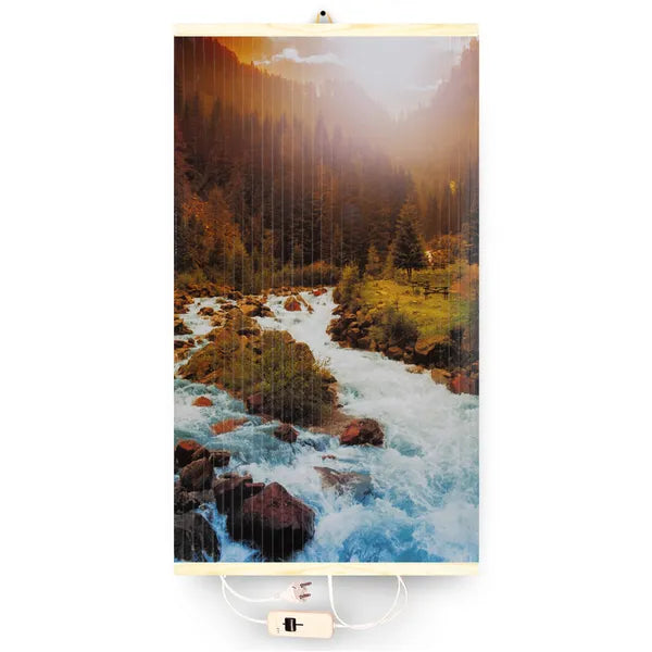 Rugalmas infrafűtő panel 430 W, 100×57 cm, 2 fokozat, folyó mintával
