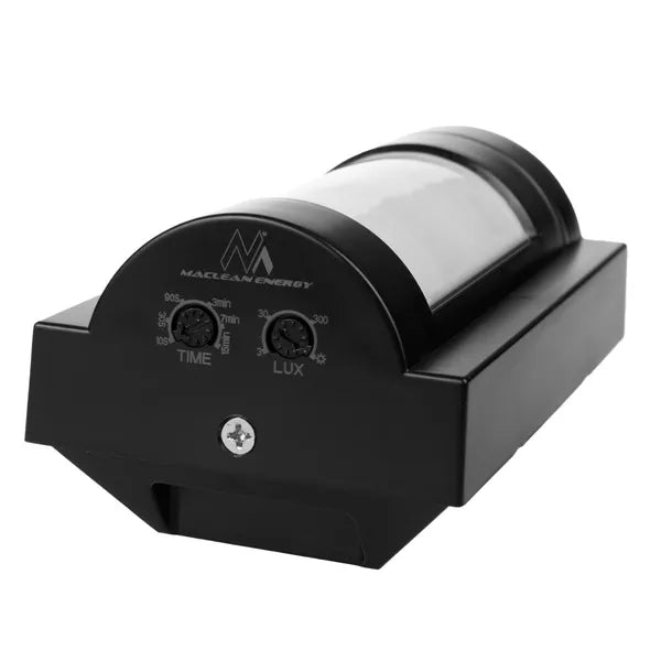 Maclean MCE385B kültéri PIR mozgásérzékelő IP65, 120°, 12 m, 1200 W, kisállatbarát