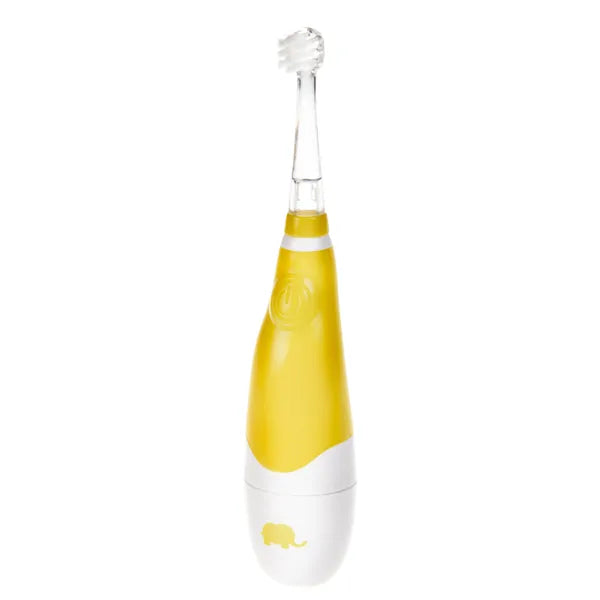 Gyerek szónikus fogkefe SEAGO SG-902, sárga, 4 pótfej, AAA elemes