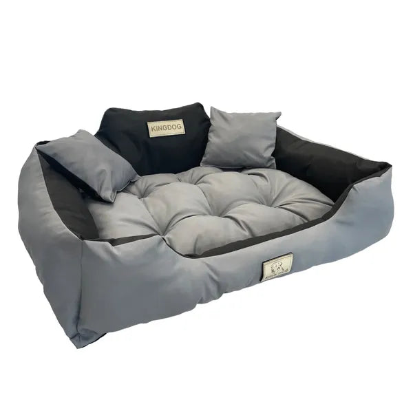 Kingdog kutyafekhely 145x115 szürke-fekete