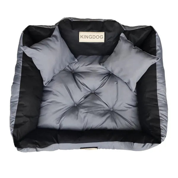 Kingdog kutyafekhely 145x115 szürke-fekete