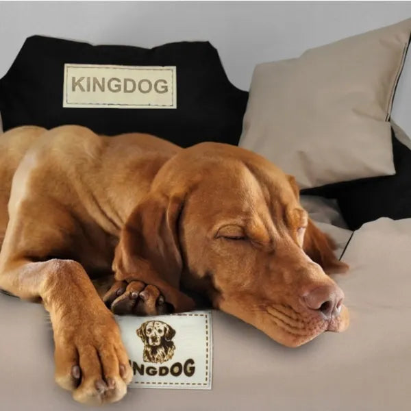 Kingdog kutyafekhely 145x115 szürke-fekete