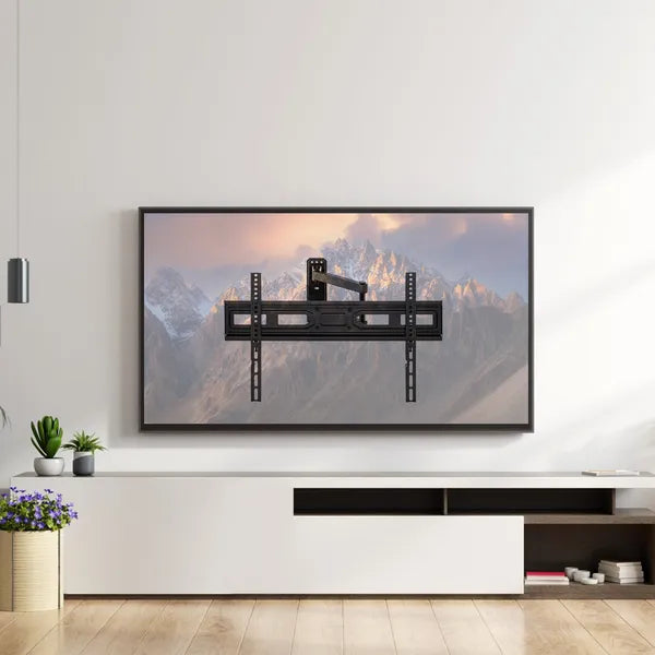Fali TV konzol 37–70″, max VESA 600×400, 35 kg, dönthető, kihúzható