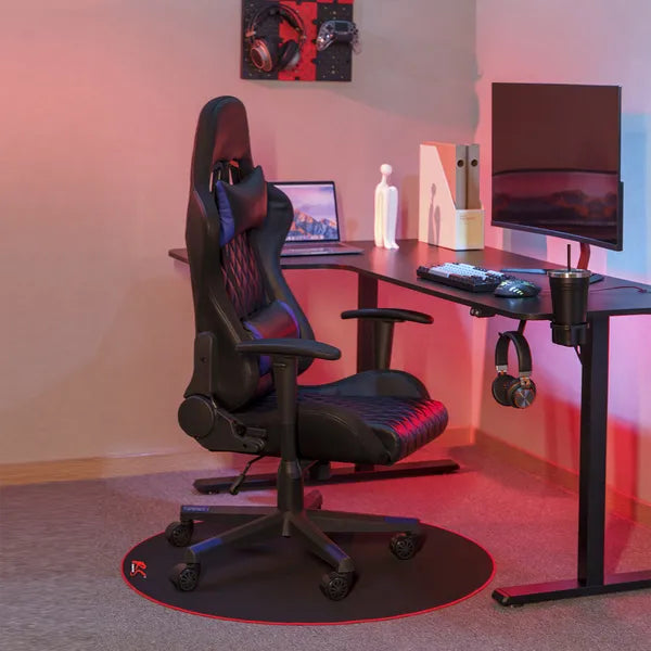NanoRS RS172 kerek gamer székalátét, 100 cm, 3 mm, csúszásgátló
