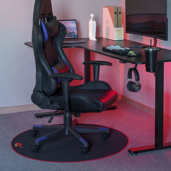 NanoRS RS172 kerek gamer székalátét, 100 cm, 3 mm, csúszásgátló