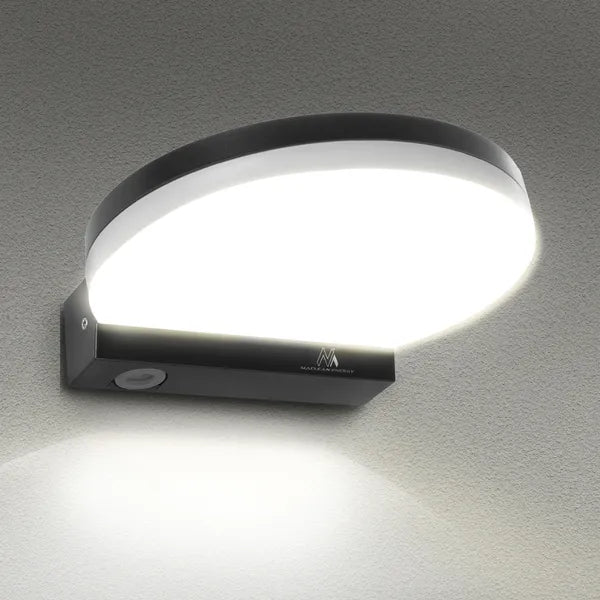 Szürke LED kültéri lámpa 15 W 1300 lm IP65 4000 K semleges fehér