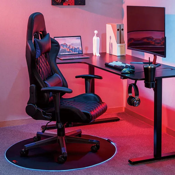 NanoRS RS171 RGB kerek gamer székalátét, 100 cm átmérő