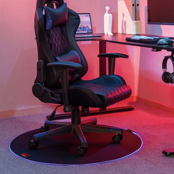 NanoRS RS171 RGB kerek gamer székalátét, 100 cm átmérő