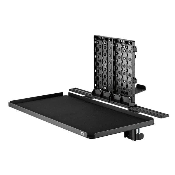 NanoRS RS174 fekete gamer asztali polcbővítő, 20 kg teherbírás
