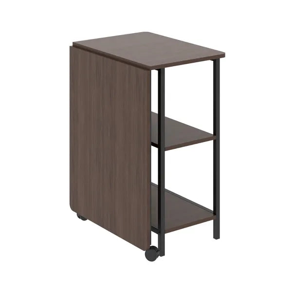 Összecsukható loft íróasztal 107×45×75 cm, 150 kg teherbírás, sötét dió
