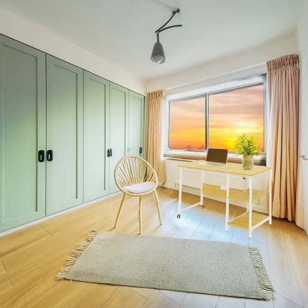 Összecsukható loft íróasztal 107x45x75 cm, 150 kg, világos bükk